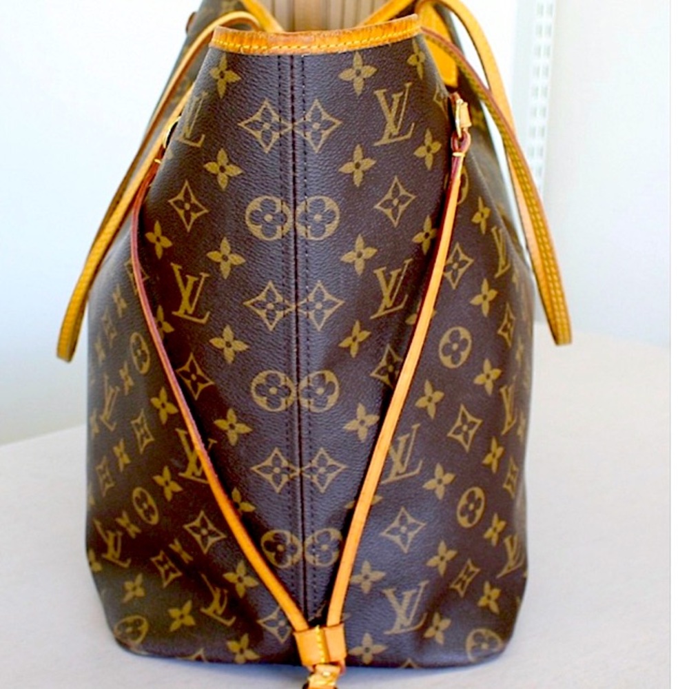 **LOUIS VUITTON**NEVERFULL mm tote 100% Au…